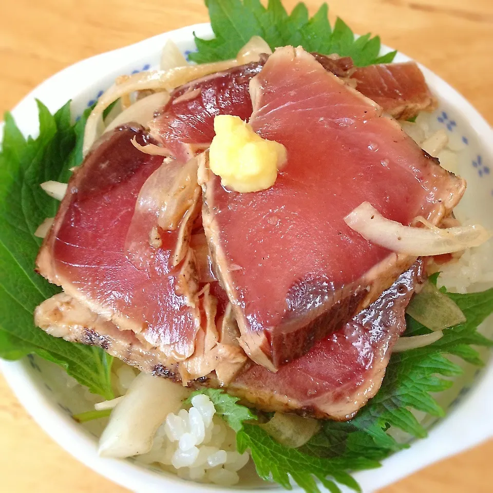 鰹のたたき丼！！|＊ゆき＊さん