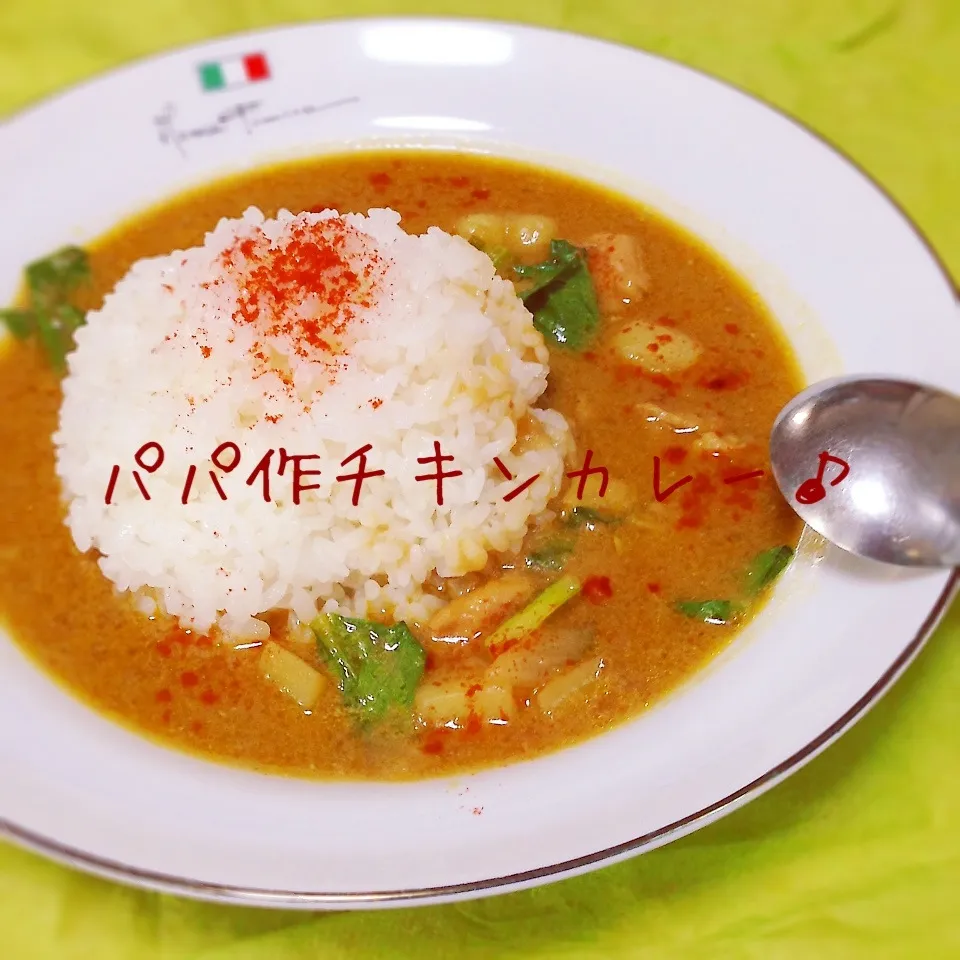 パパ作チキンカレー♪|＊ゆき＊さん