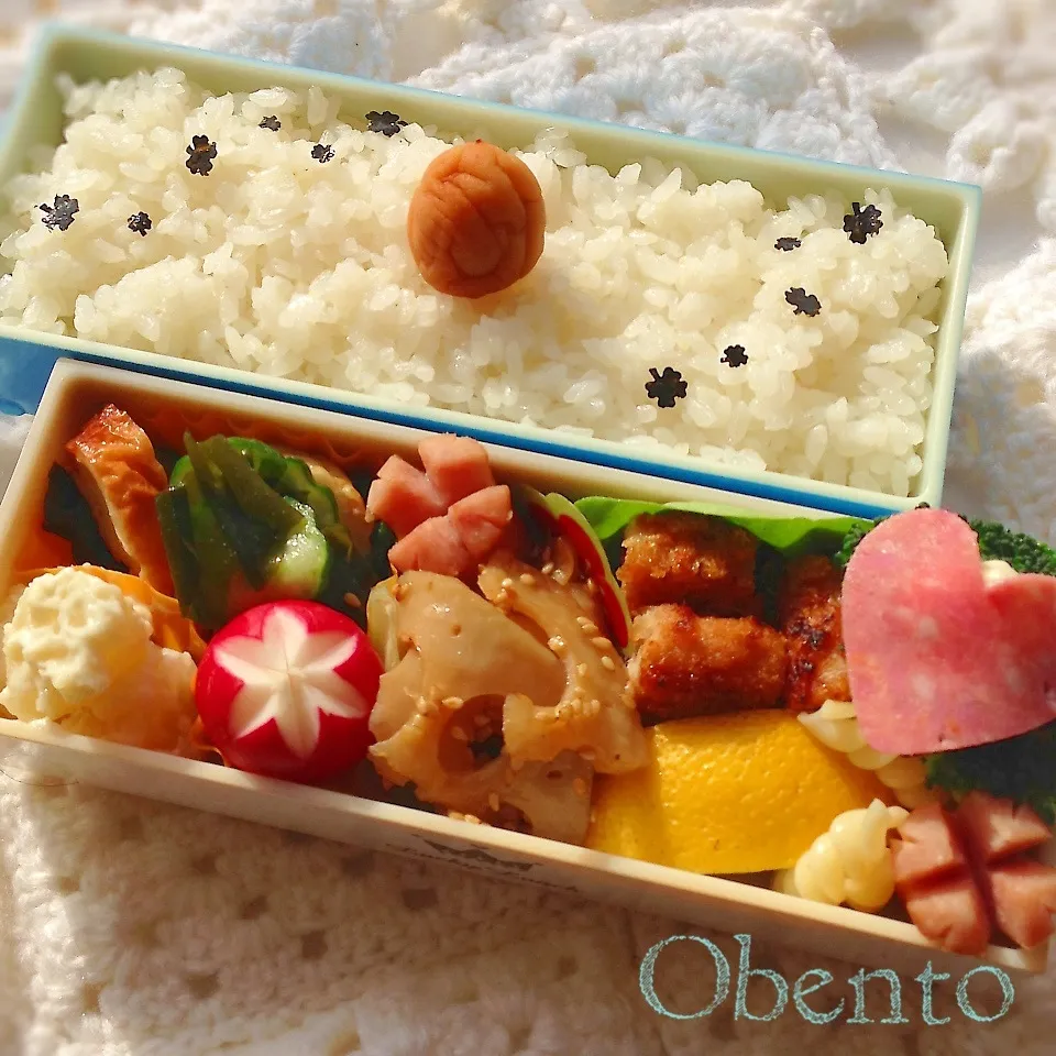 とんかつパパ弁当♡|＊ゆき＊さん