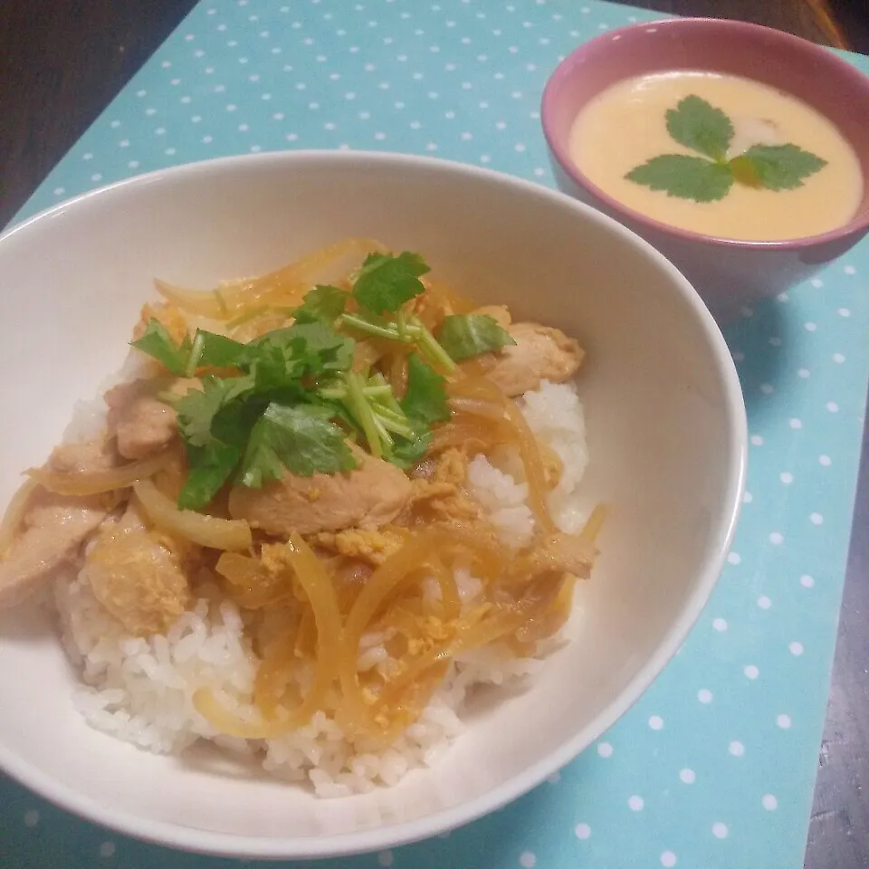 親子丼と茶碗蒸し|山田江里子さん