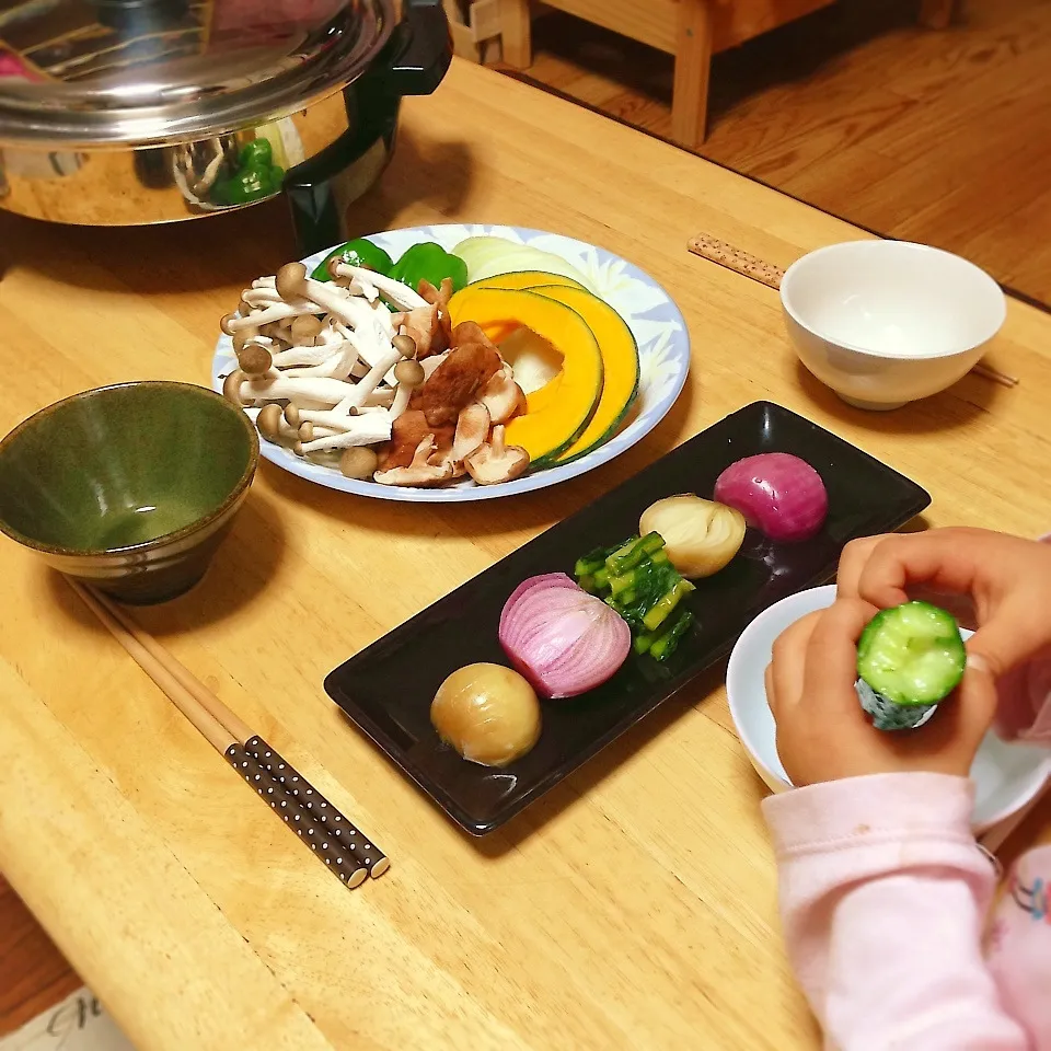 Snapdishの料理写真:今夜はおうちで焼肉屋さんだよっ♪|＊ゆき＊さん