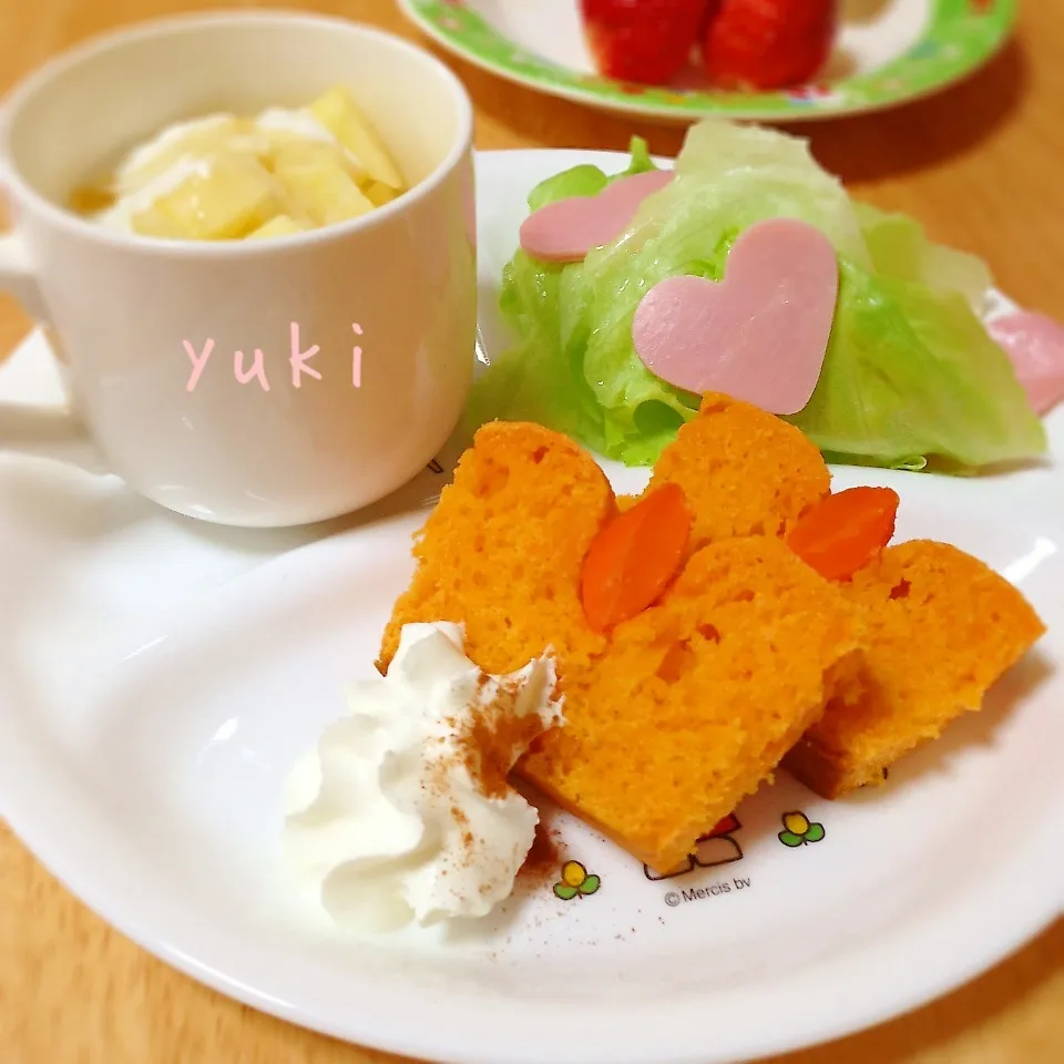 Snapdishの料理写真:朝ごはん|＊ゆき＊さん