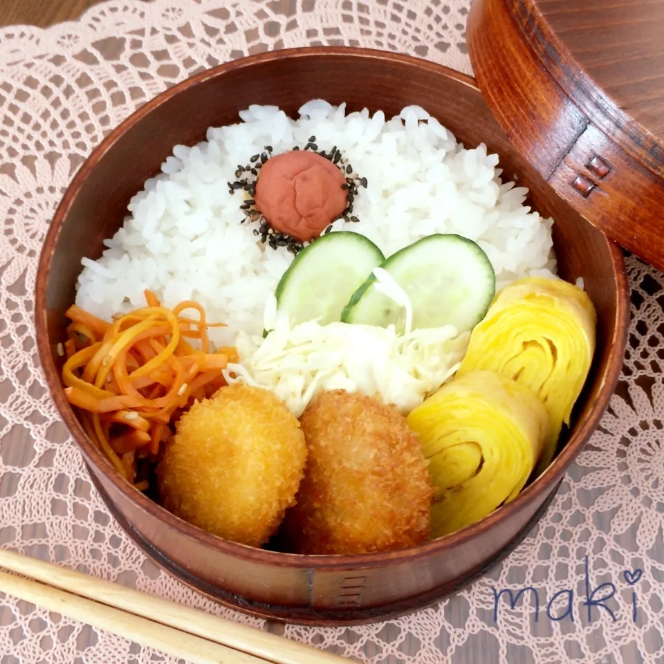 Snapdishの料理写真:4月3日のお弁当|makiさん