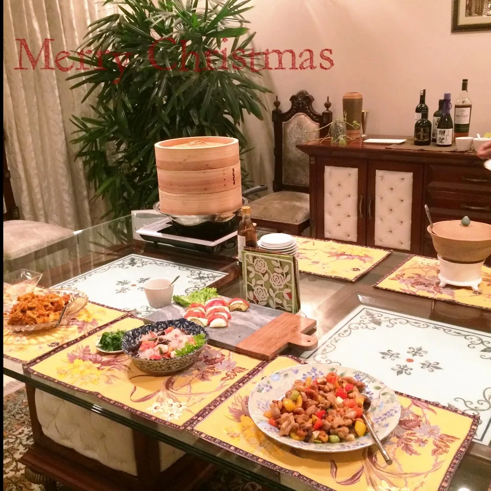 Snapdishの料理写真:インドでクリスマス会🎄|makiさん