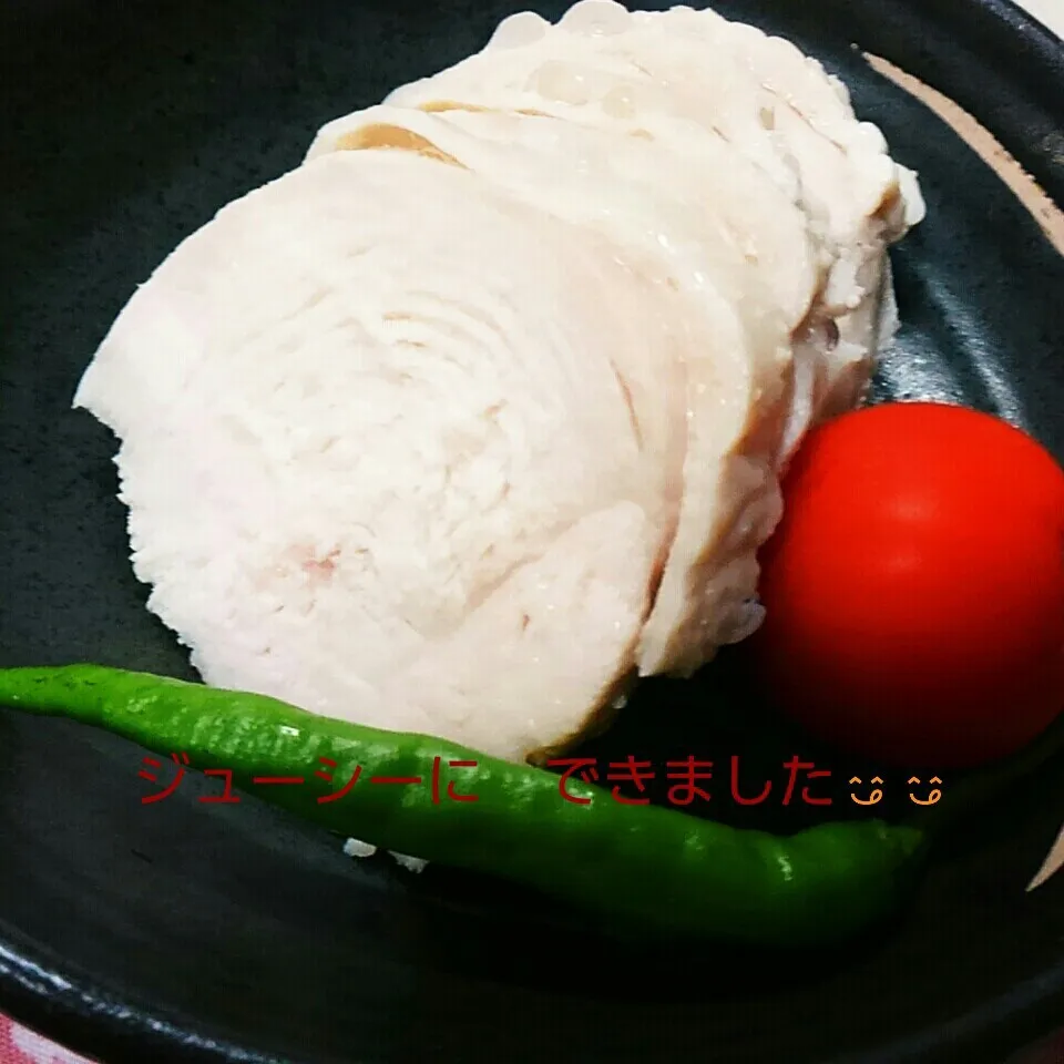 Snapdishの料理写真:鶏むね肉で ハム😋|もいすけさん