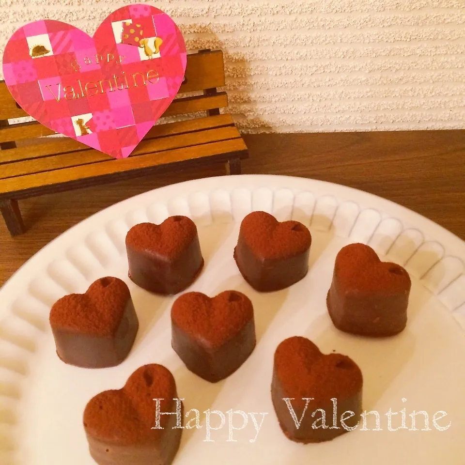 Happy Valentine♡ハートの生チョコ|makiさん