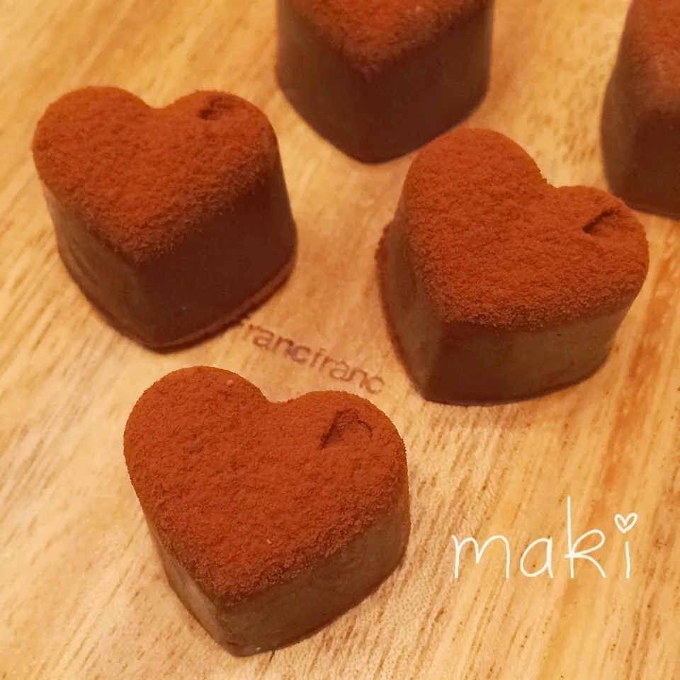 バレンタインに♡ハートの生チョコ|makiさん