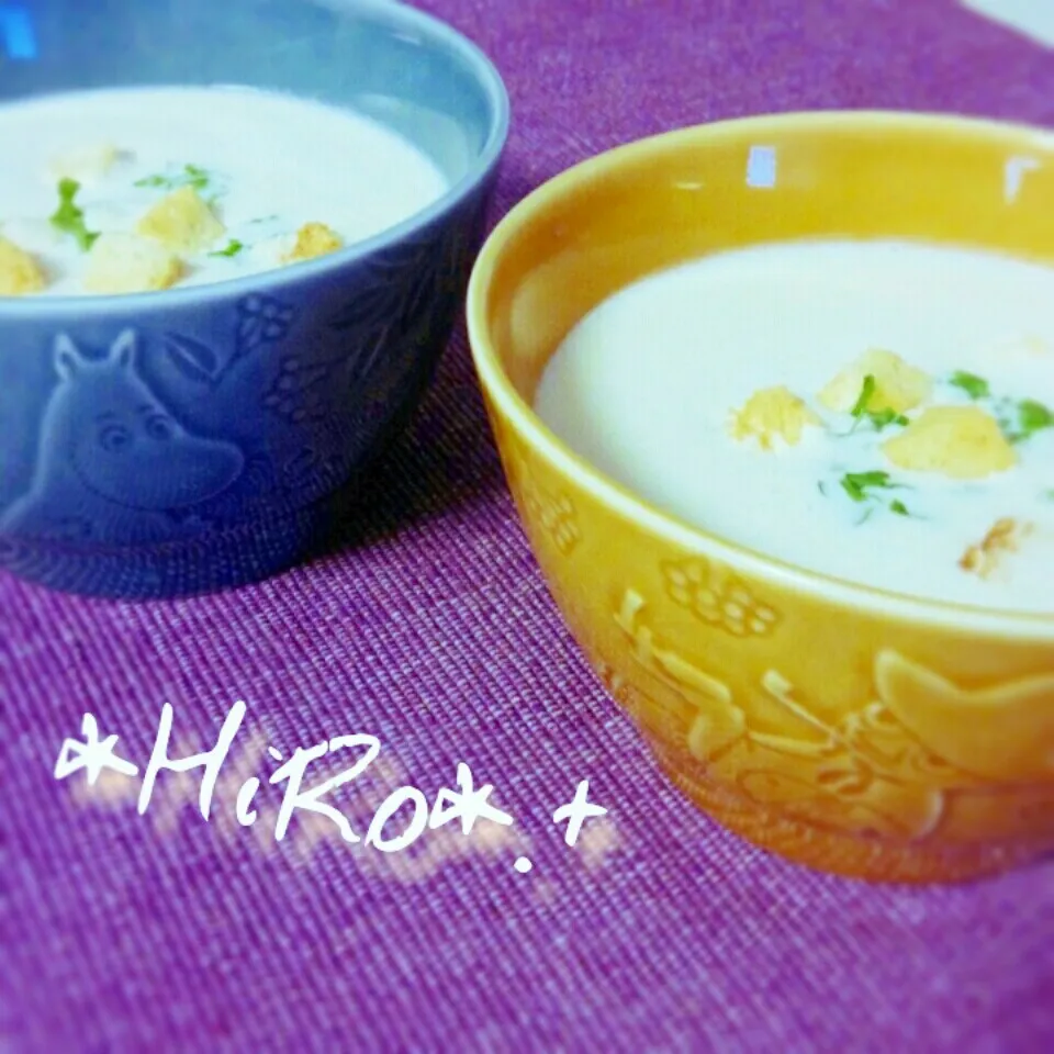 マッシュルームの味わいスープ(ლ˘╰╯˘).。.:*♡|☆HiRo☆"さん