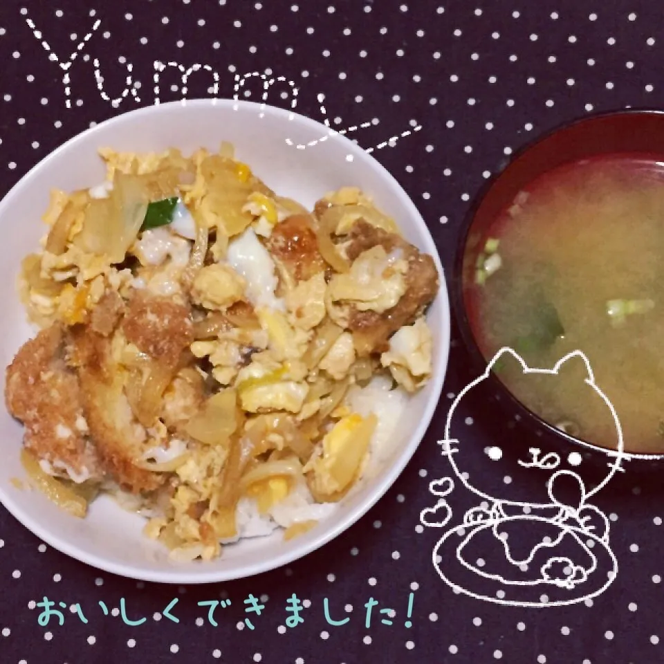 カツ丼とお味噌汁☆|☆はんみちゃん☆さん