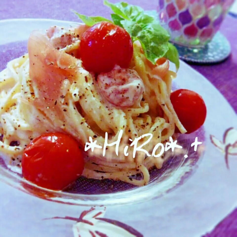 ～生ハムとトマトの冷製パスタ～|☆HiRo☆"さん