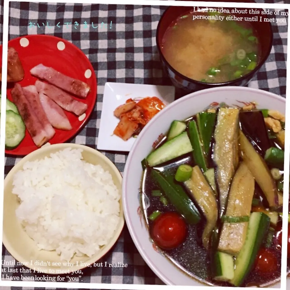 Snapdishの料理写真:昨日の晩ご飯☆|☆はんみちゃん☆さん