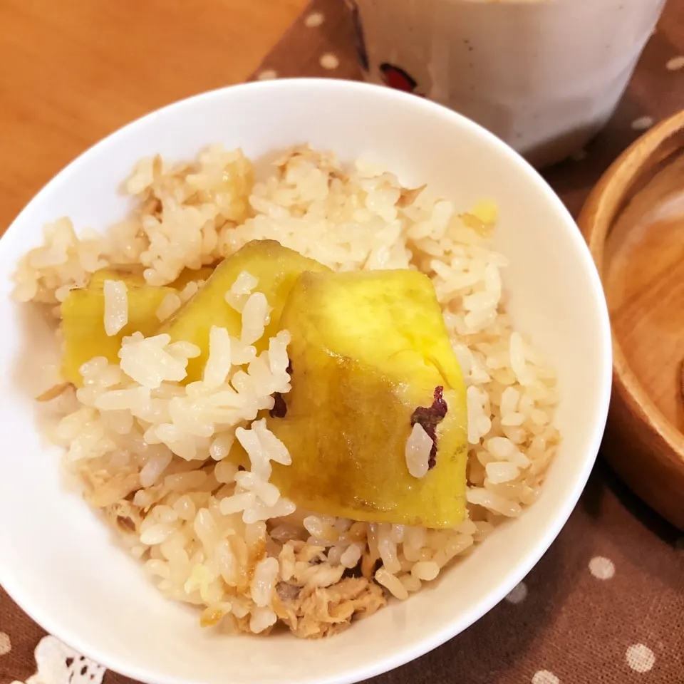 さつま芋ご飯・シーチキン入り|ピヨまるさん