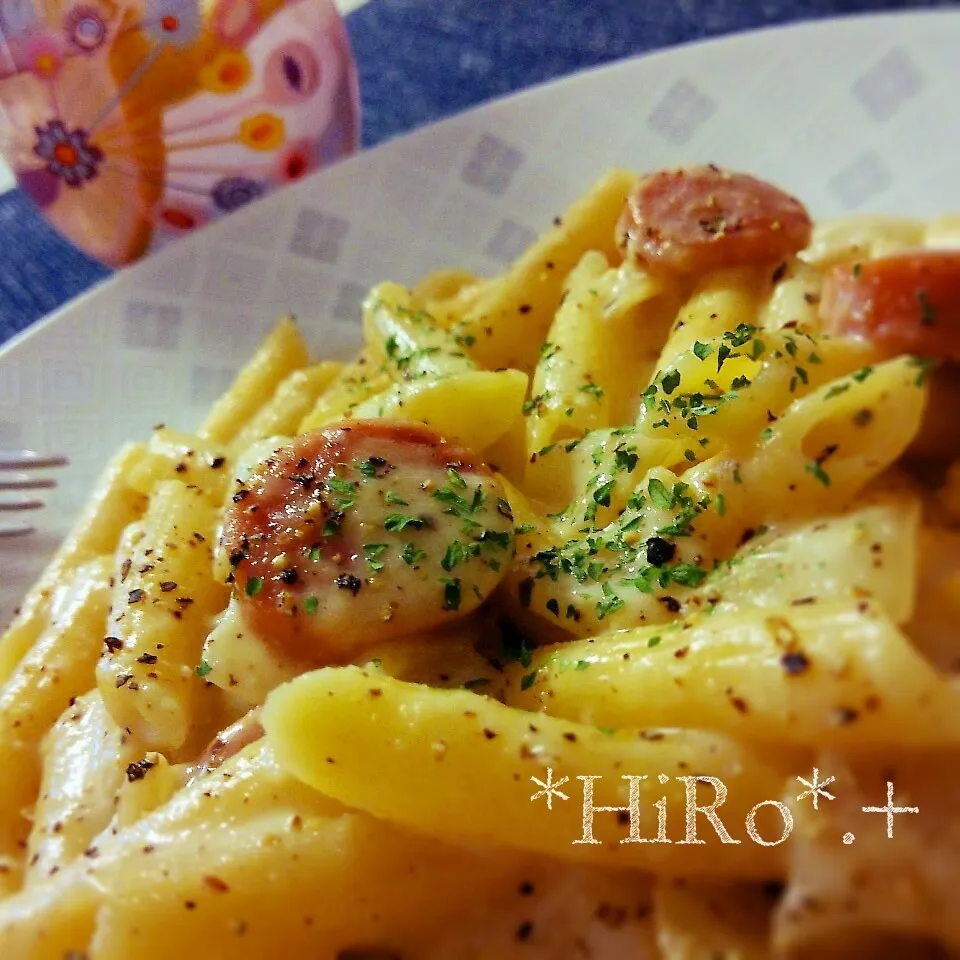 絶品♪とっておきカルボナーラ🍝|☆HiRo☆"さん