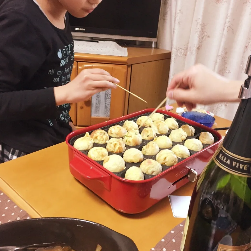 タコ焼き☆新年会|ピヨまるさん