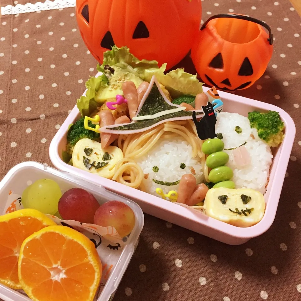 遠足弁当☆ハロウィンバージョン🎃|ピヨまるさん