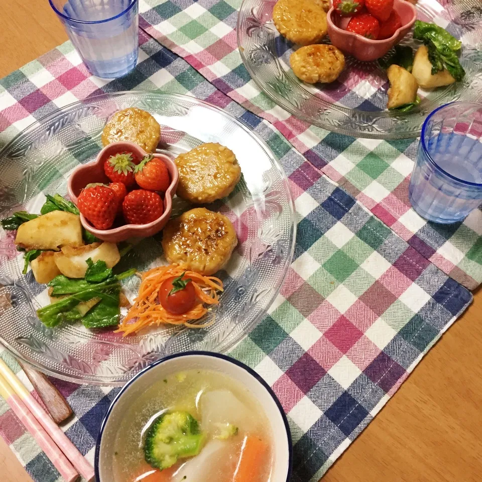 カブ三昧 カブの皮つくね スープ カブのバター醤油焼き|ピヨまるさん