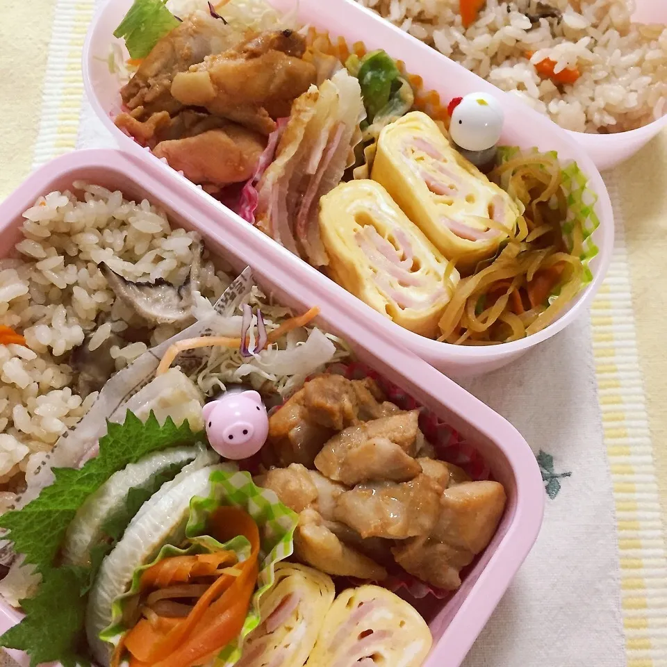 親子弁当☆大根餅入り|ピヨまるさん