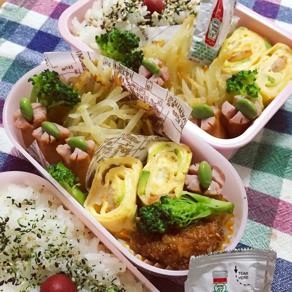 じゃが芋のガレット入り親子弁当|ピヨまるさん