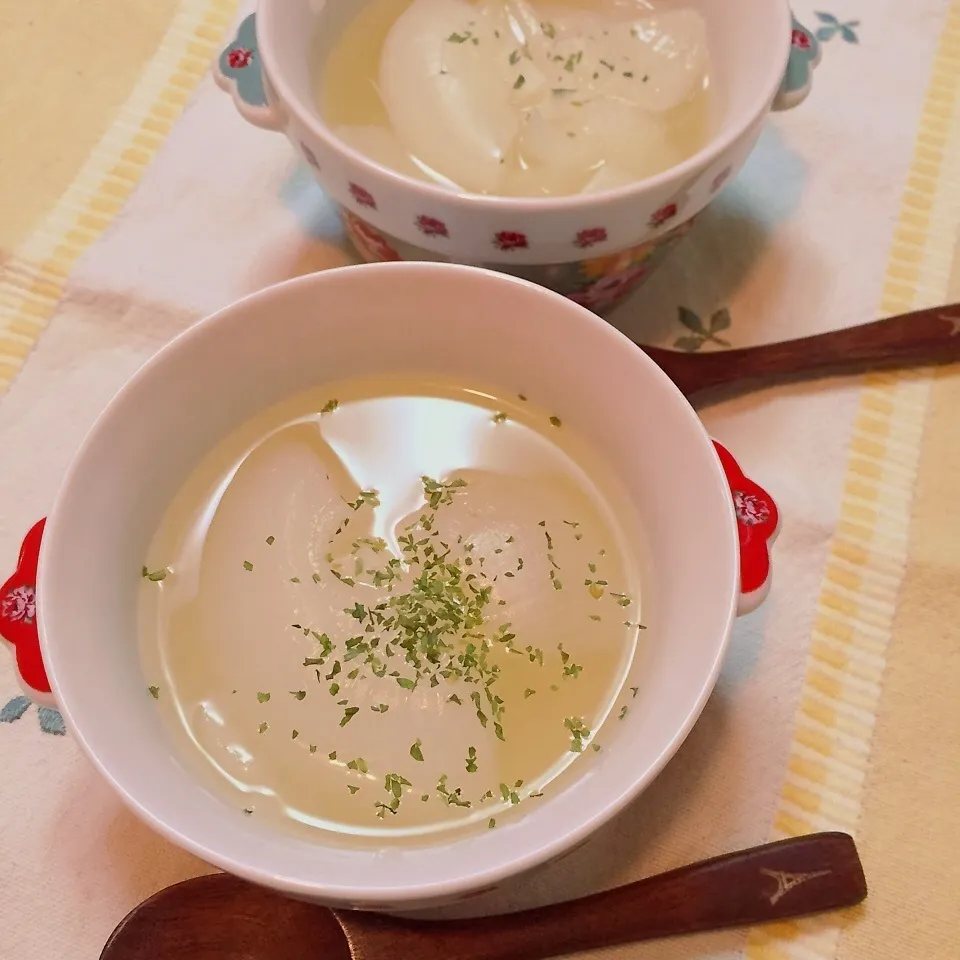 新玉ねぎのスープ|ピヨまるさん