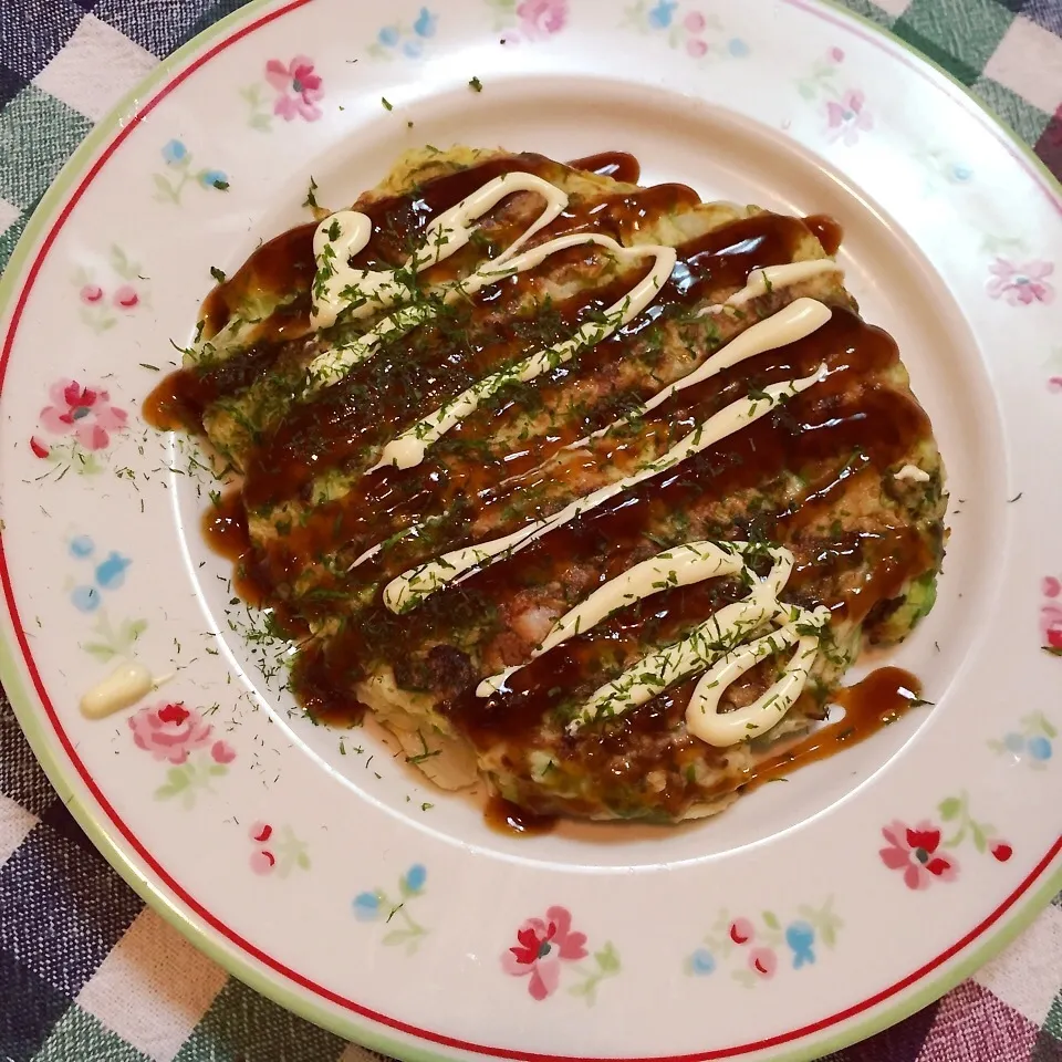 長芋たっぷりお好み焼き|ピヨまるさん