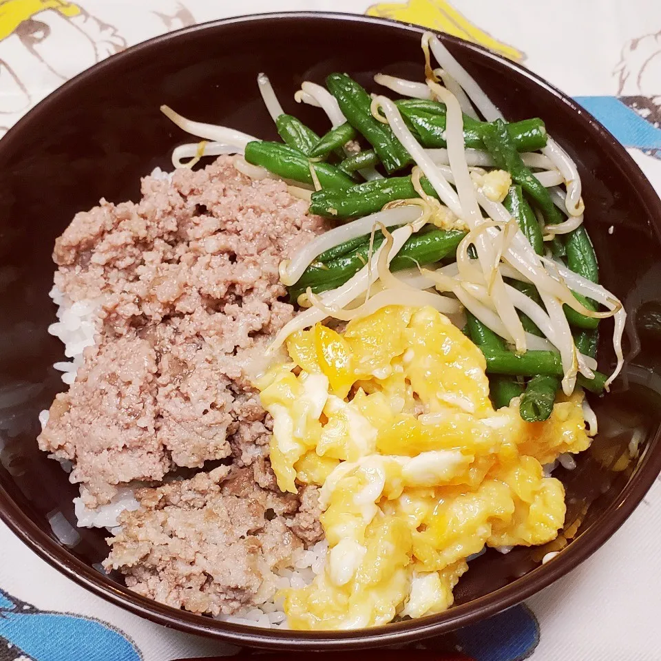 兄弁 柔らかしっとりそぼろ丼|きつねこかあさんさん