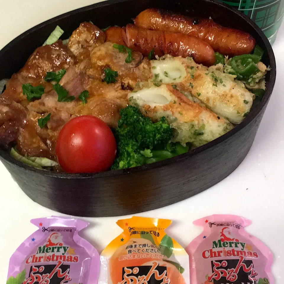 Snapdishの料理写真:#曲げわっぱ弁当  #男子高校生弁当  #のっけ弁当 #茶色弁当|さい。さん