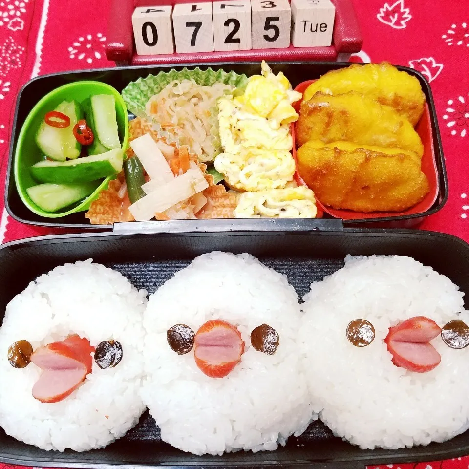 兄弁 文鳥弁当|きつねこかあさんさん