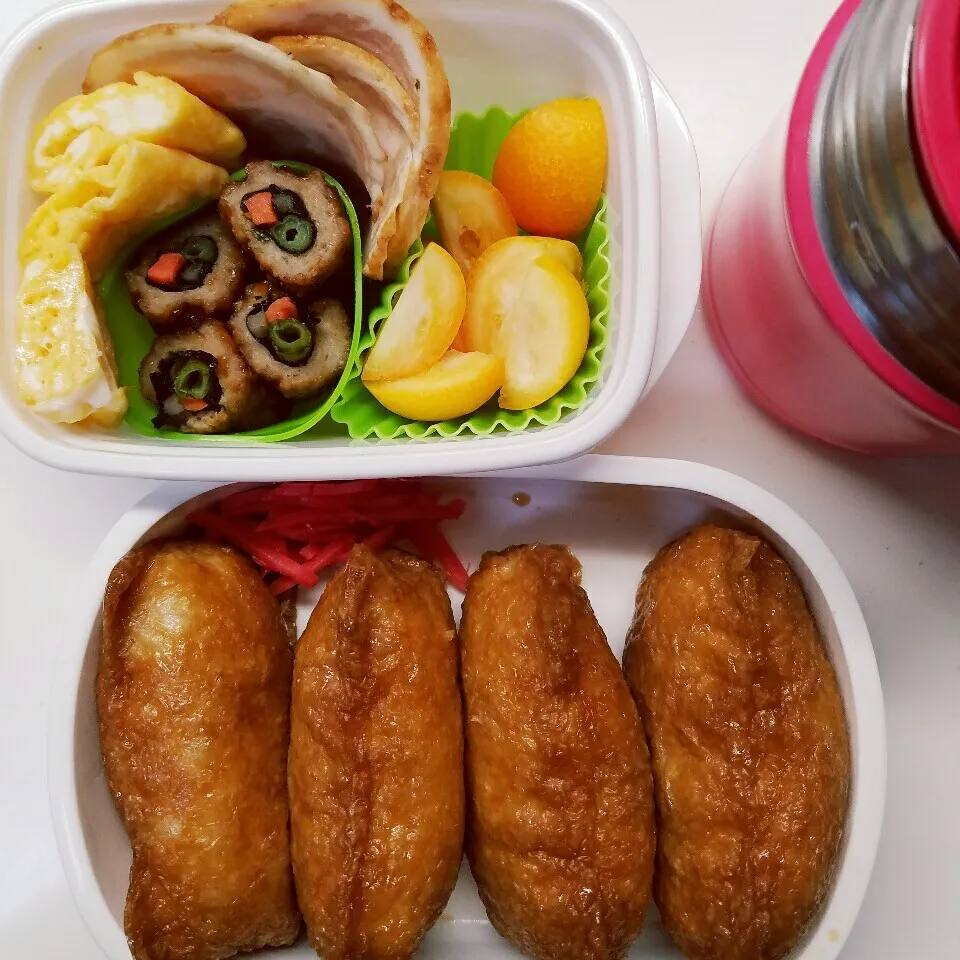 Snapdishの料理写真:今日のお弁当|きつねこかあさんさん