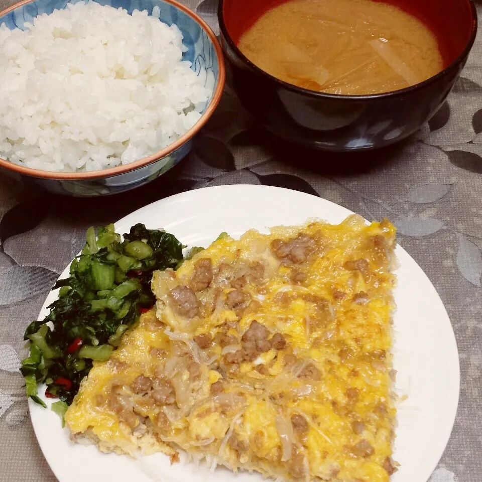 Snapdishの料理写真:朝御飯|きつねこかあさんさん