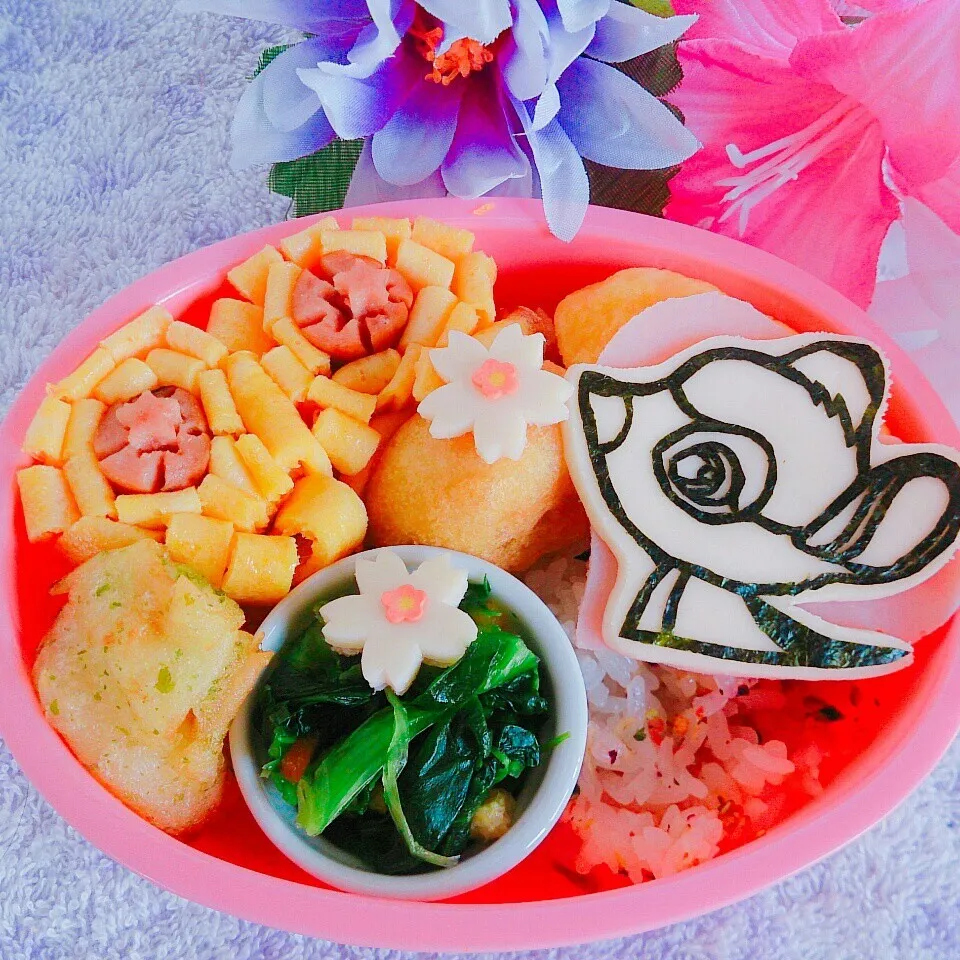 Snapdishの料理写真:☆バンビのお弁当☆|大米あづささん