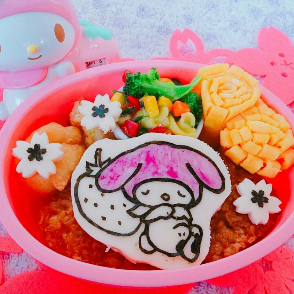 ☆マイメロの苺弁当☆|大米あづささん