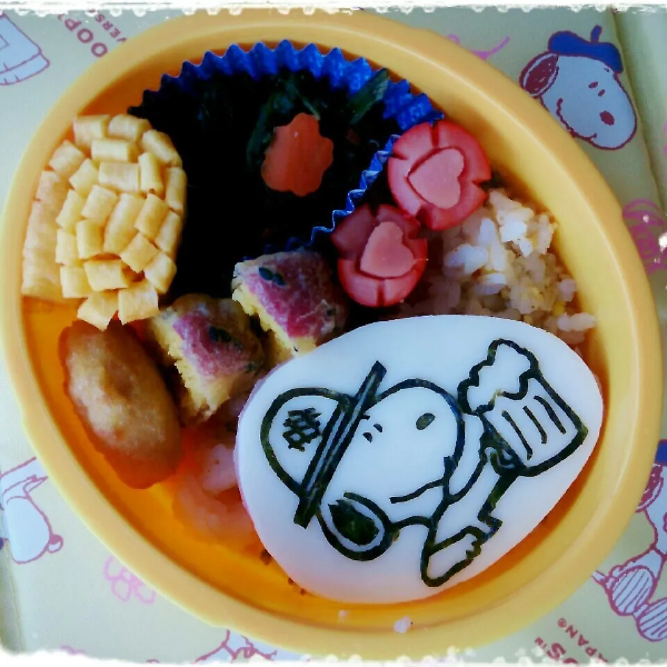 Snapdishの料理写真:☆スヌーピー弁当☆|大米あづささん