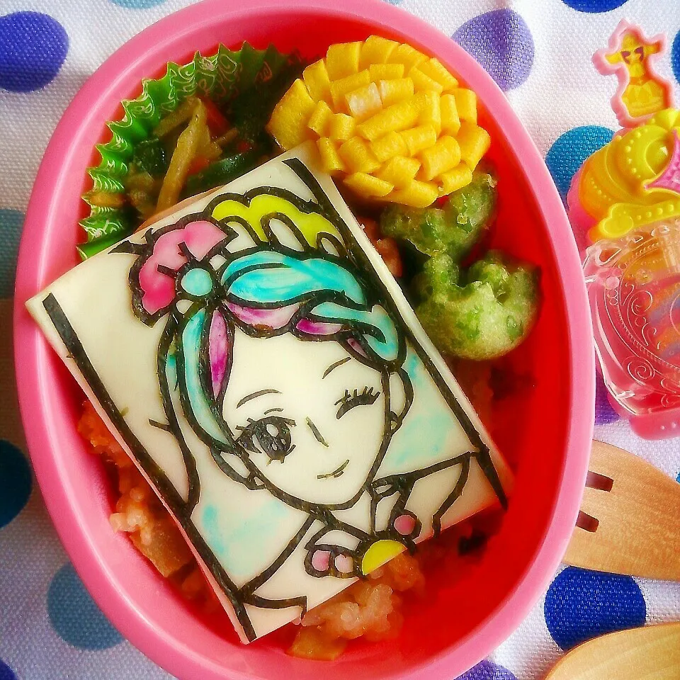 ☆プリンセスプリキュアからキュアマーメイド弁当☆|大米あづささん