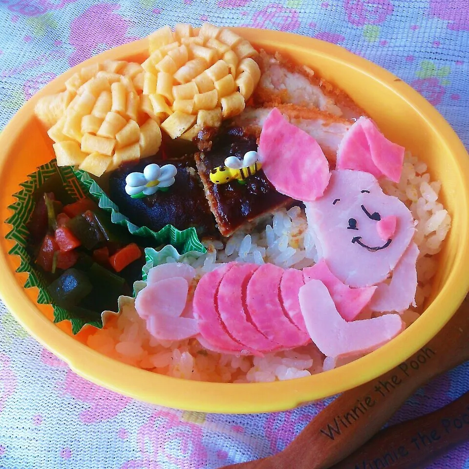 Snapdishの料理写真:☆ピグレット弁当☆|大米あづささん