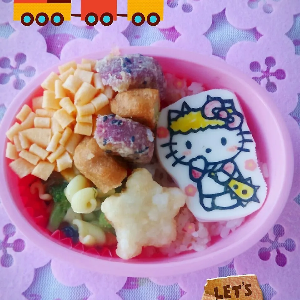 Snapdishの料理写真:☆節分キティ弁当☆|大米あづささん