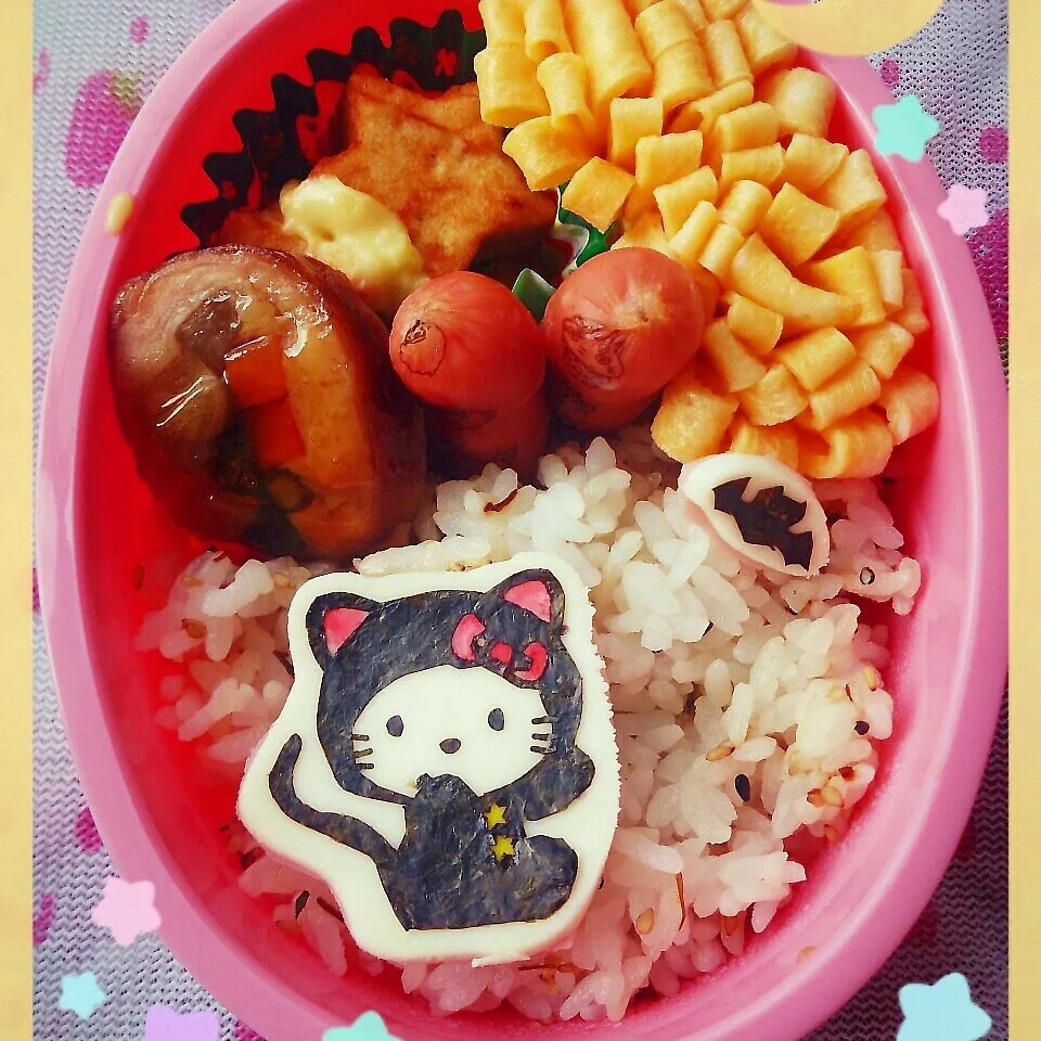 ☆黒猫kitty弁当☆|大米あづささん