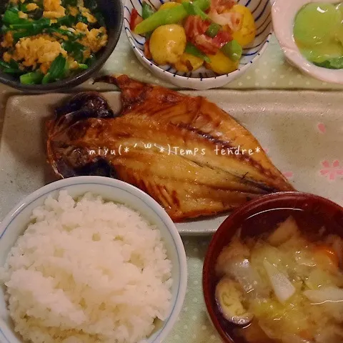 焼き魚定食♡|miyuさん