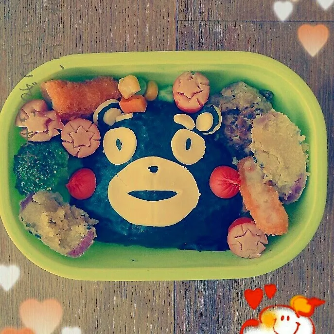 Snapdishの料理写真:☆くまもん弁当☆|大米あづささん