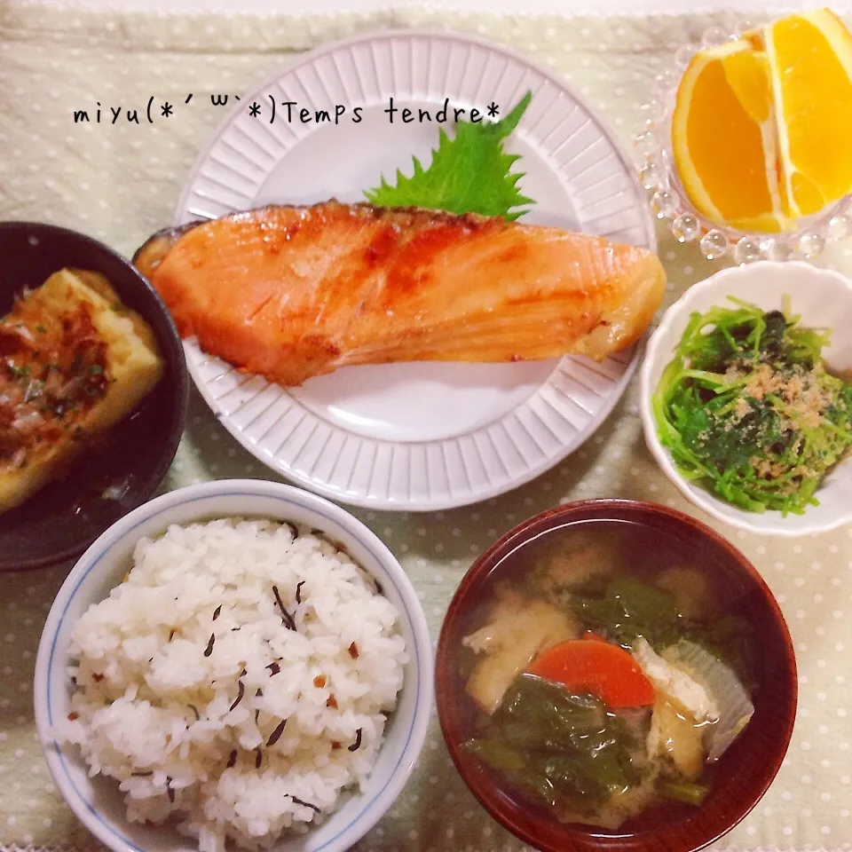 Snapdishの料理写真:今日の和食ごはん♡|miyuさん