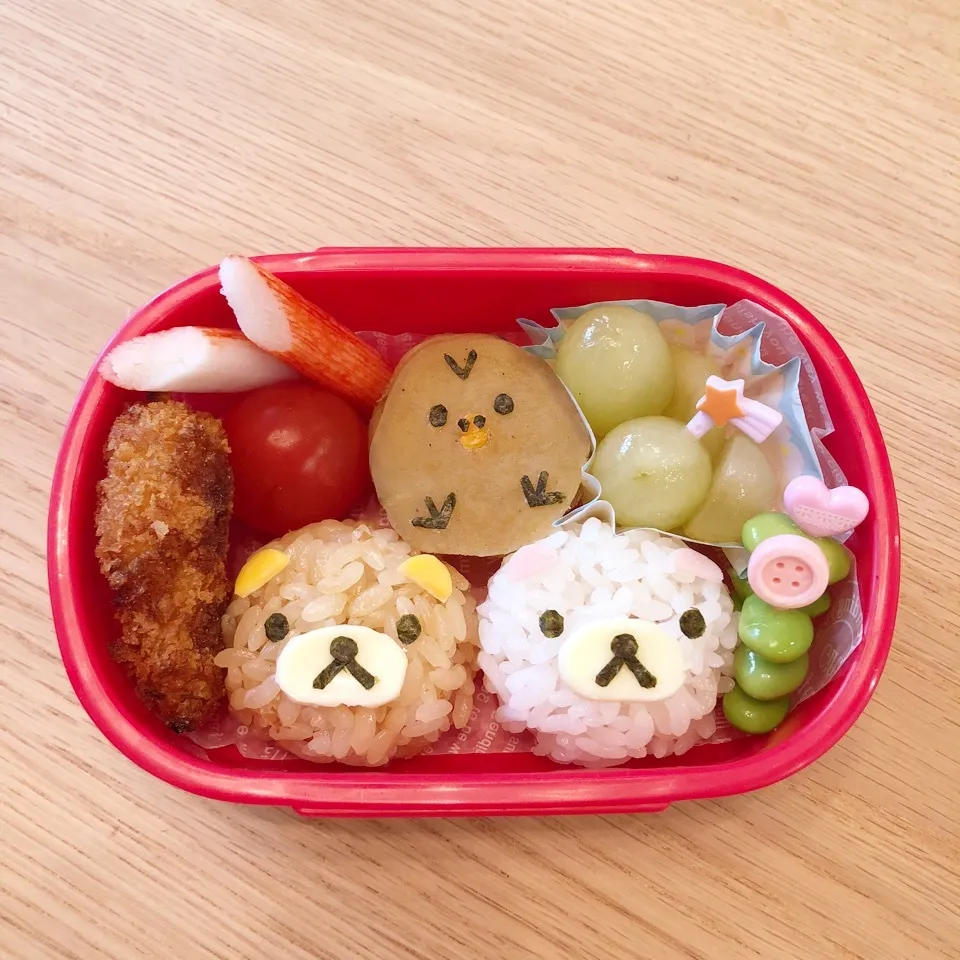 Snapdishの料理写真:リラックマ♡コリラックマ弁当|はるmamaさん