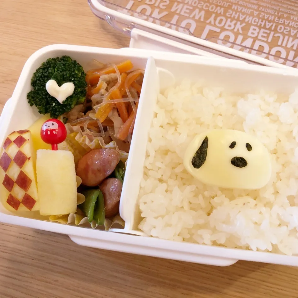 スヌーピー付☆弁当|はるmamaさん