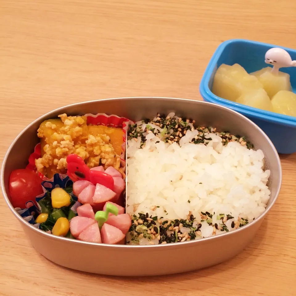 Snapdishの料理写真:ふりかけ弁当☆|はるmamaさん