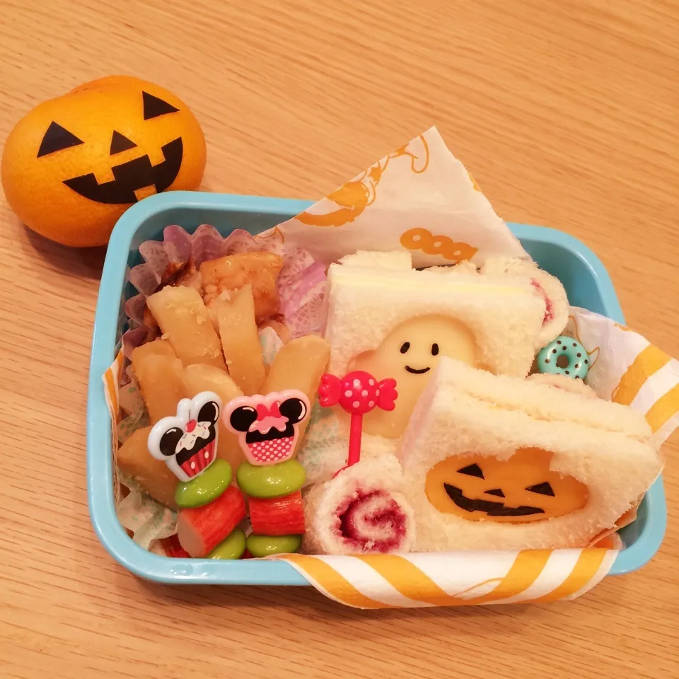 ハロウィン弁当③サンドイッチ|はるmamaさん