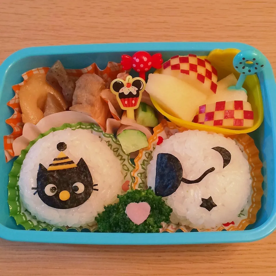 ハロウィン弁当③黒ねこちゃん弁当☆|はるmamaさん