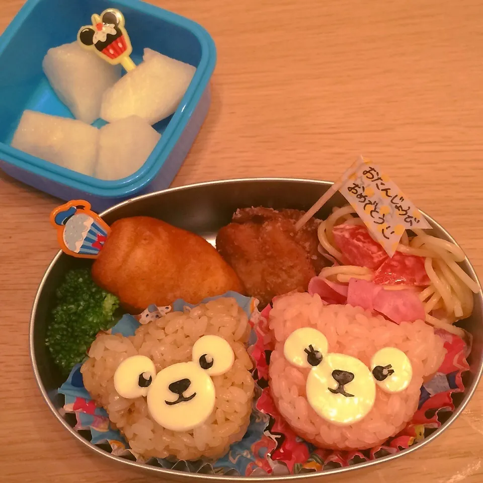 Snapdishの料理写真:お誕生日ディズニー思い出弁当☆|はるmamaさん