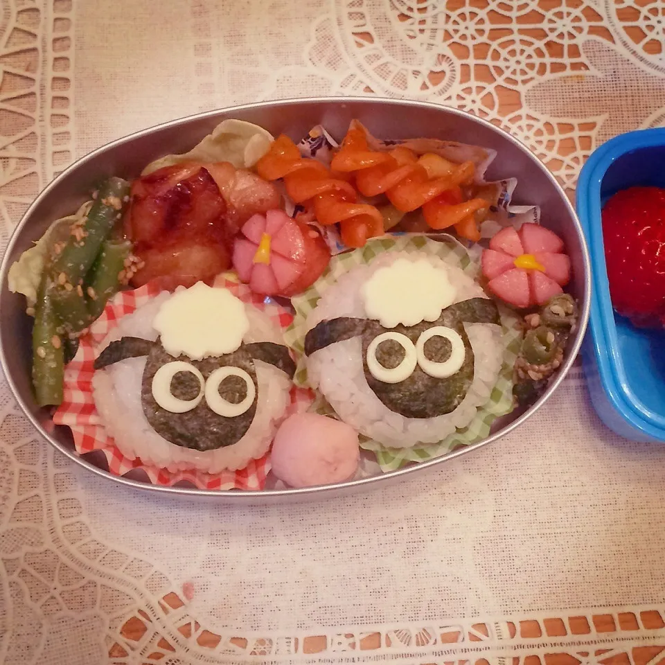 Snapdishの料理写真:ひつじのショーン弁当☆|はるmamaさん