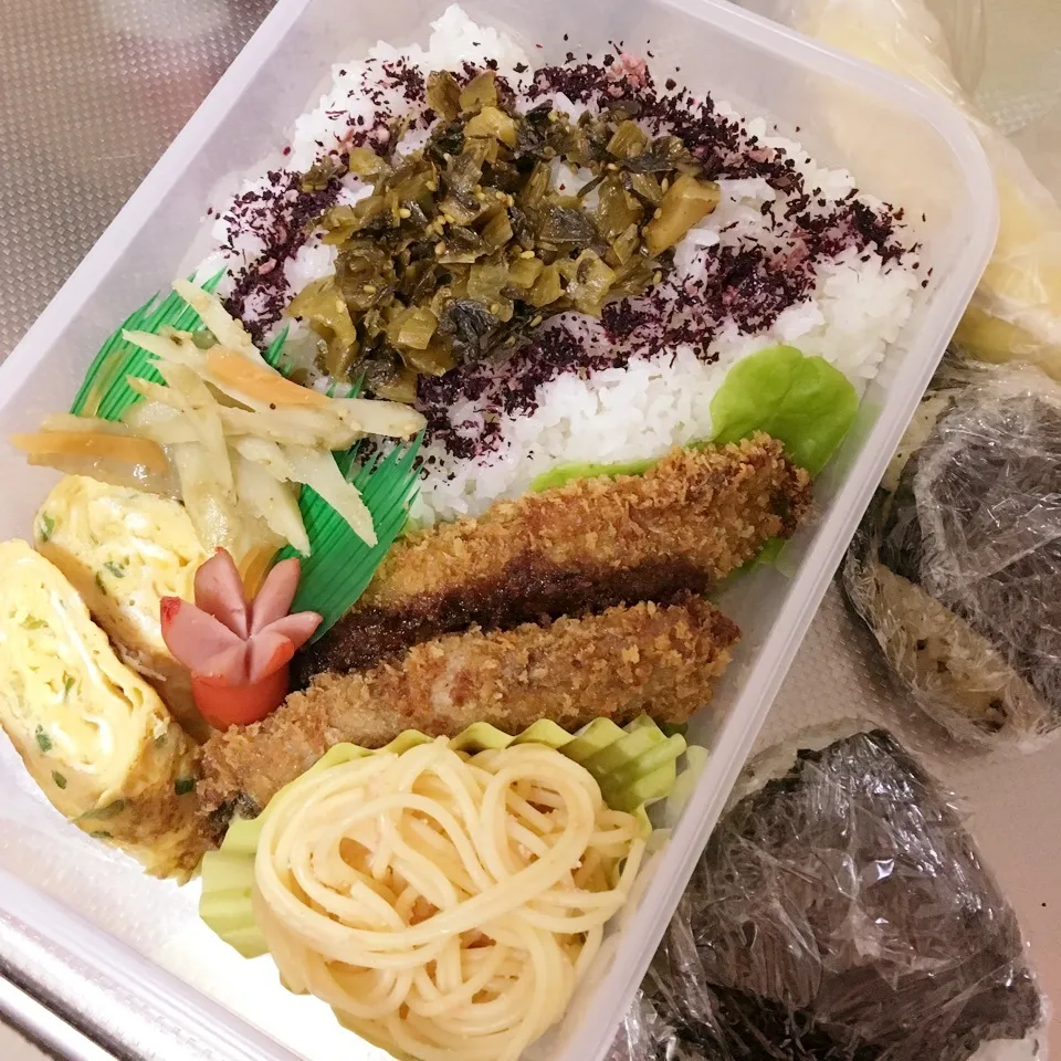 高校球児のお弁当|カラスさん