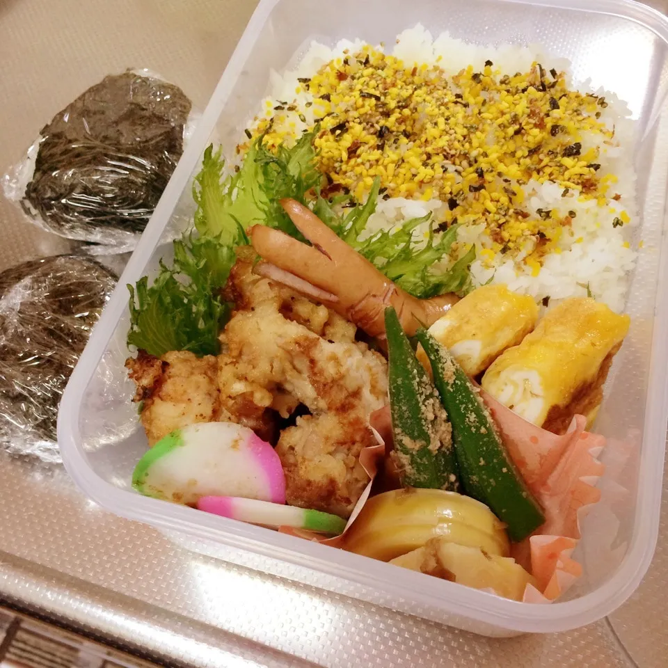 高校球児のお弁当|カラスさん