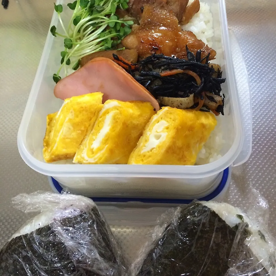 高校球児のお弁当|カラスさん