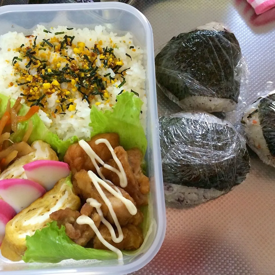 Snapdishの料理写真:高校球児のお弁当|カラスさん